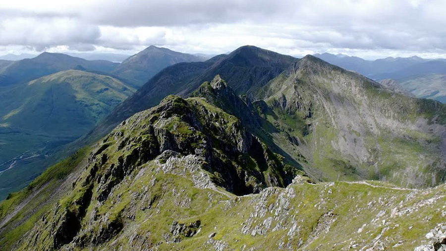 Aonach Eagach山脊