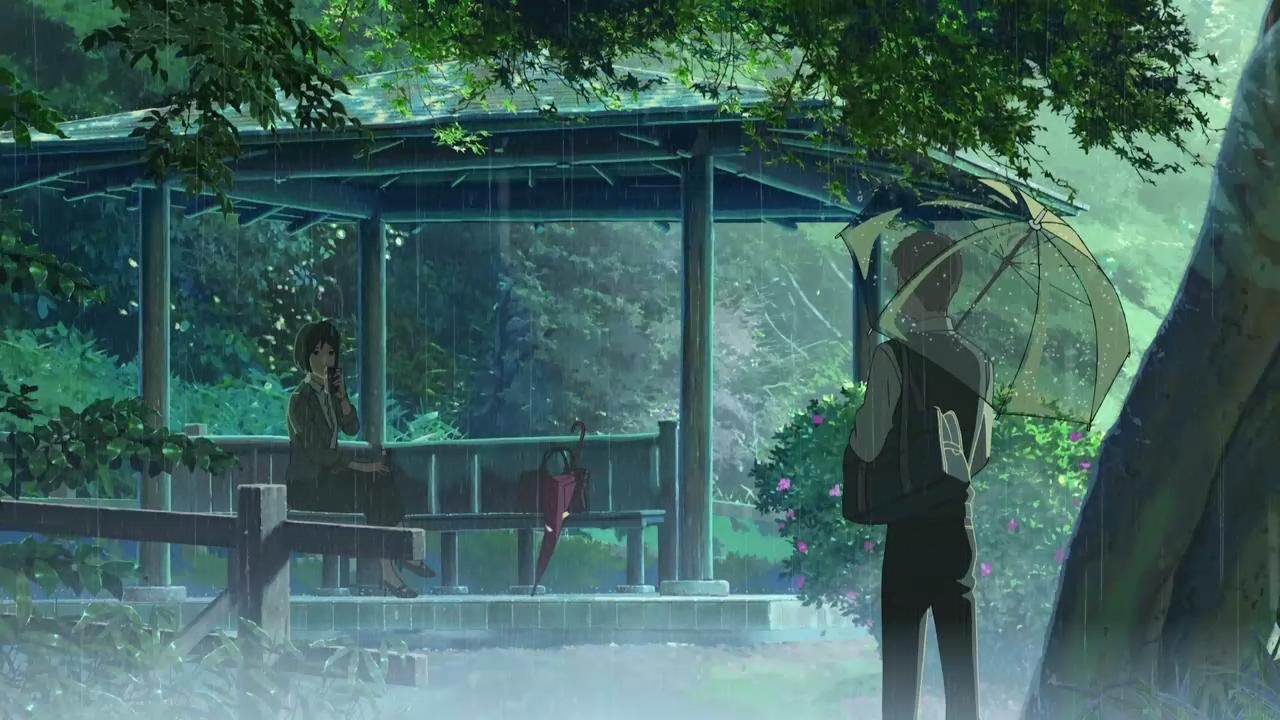 孝雄和雪野雨天相遇的亭子