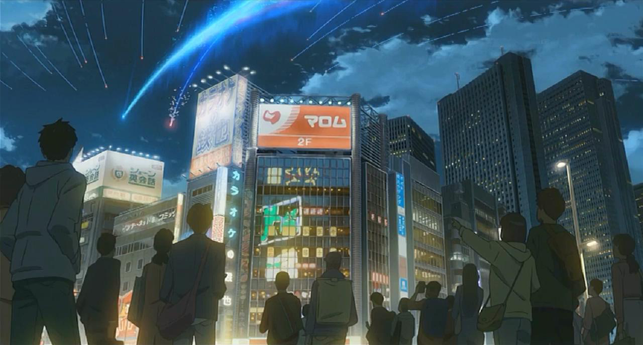 新宿夜里流星经过
