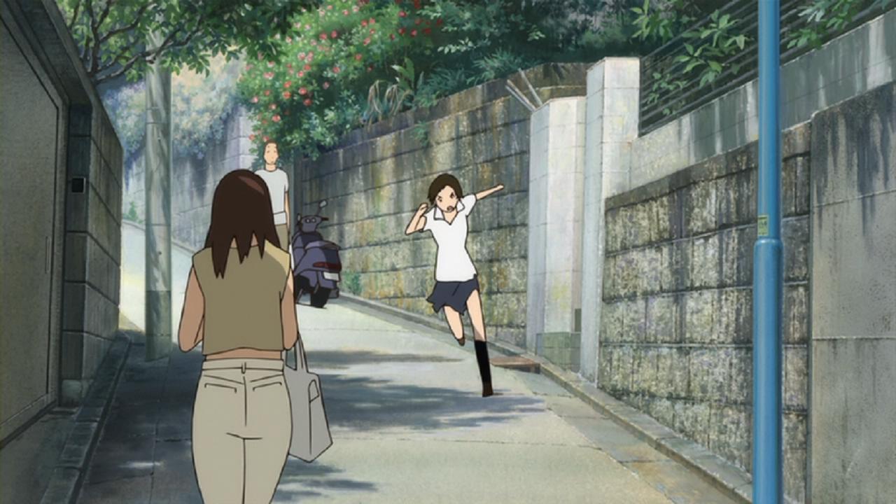 快跑过的下坡道