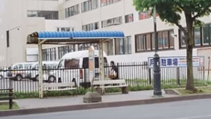 钏路中央邮局前巴士站