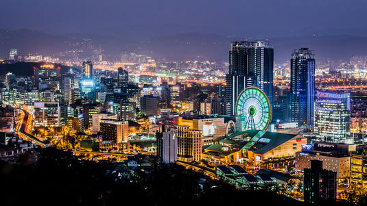 剑南山夜景