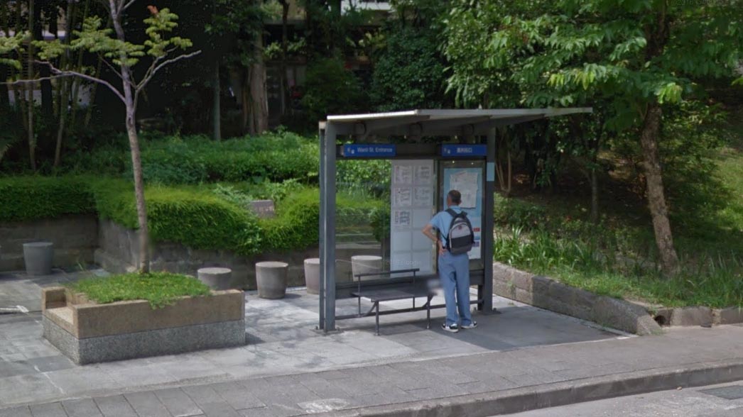 万利街口公交站