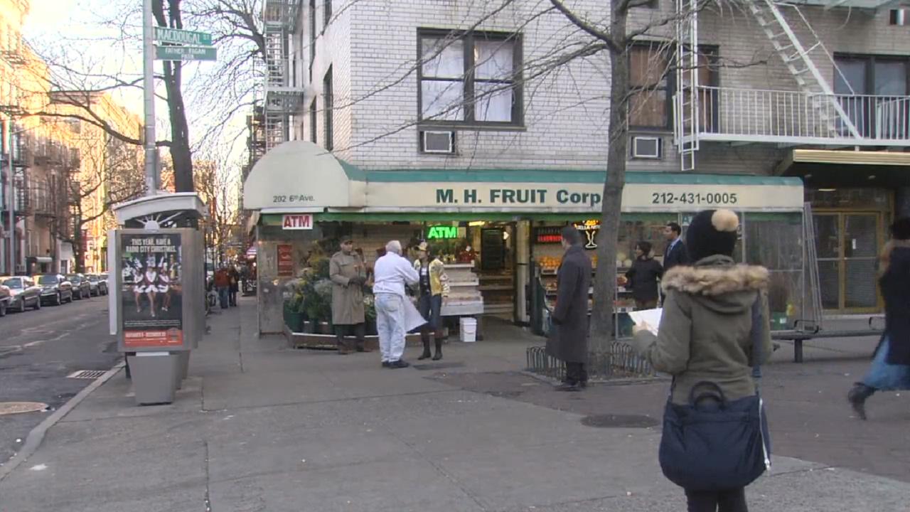 纽约街头水果店
