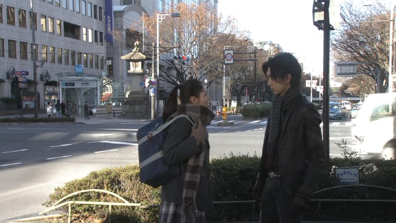 西门和优纪谈话