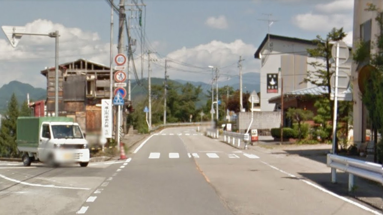 高山厚生医院南面岔路口
