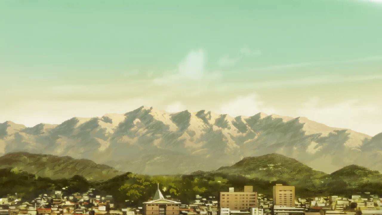 远眺群山