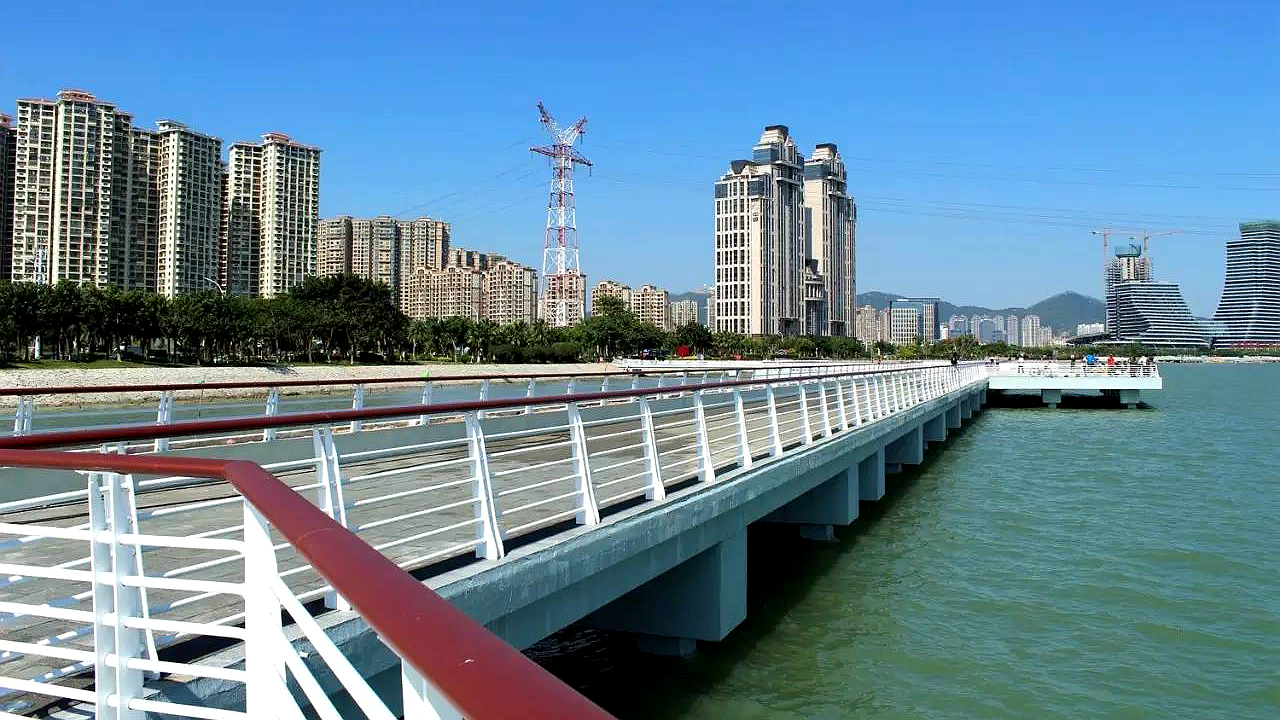 海沧湾亲水栈桥