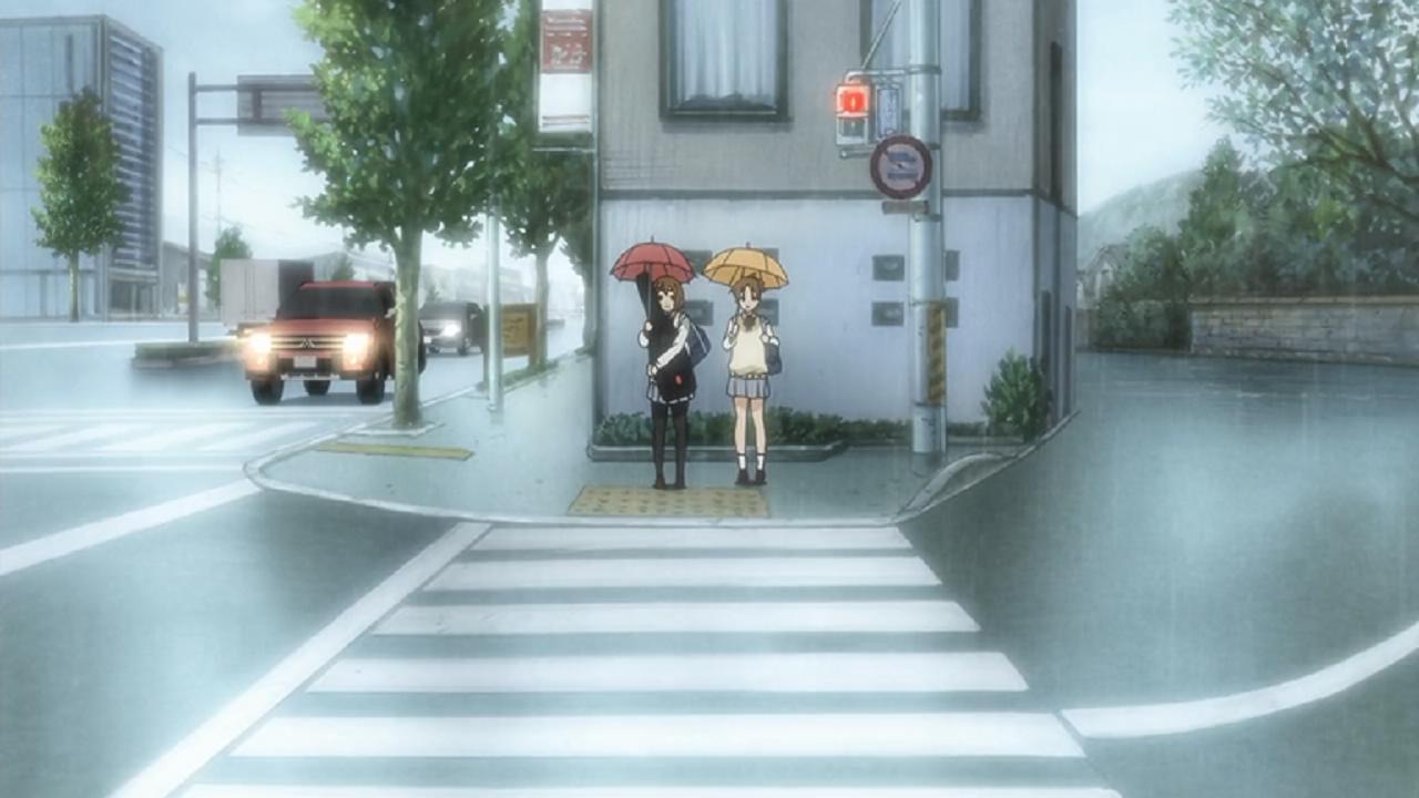 梅雨天通学路