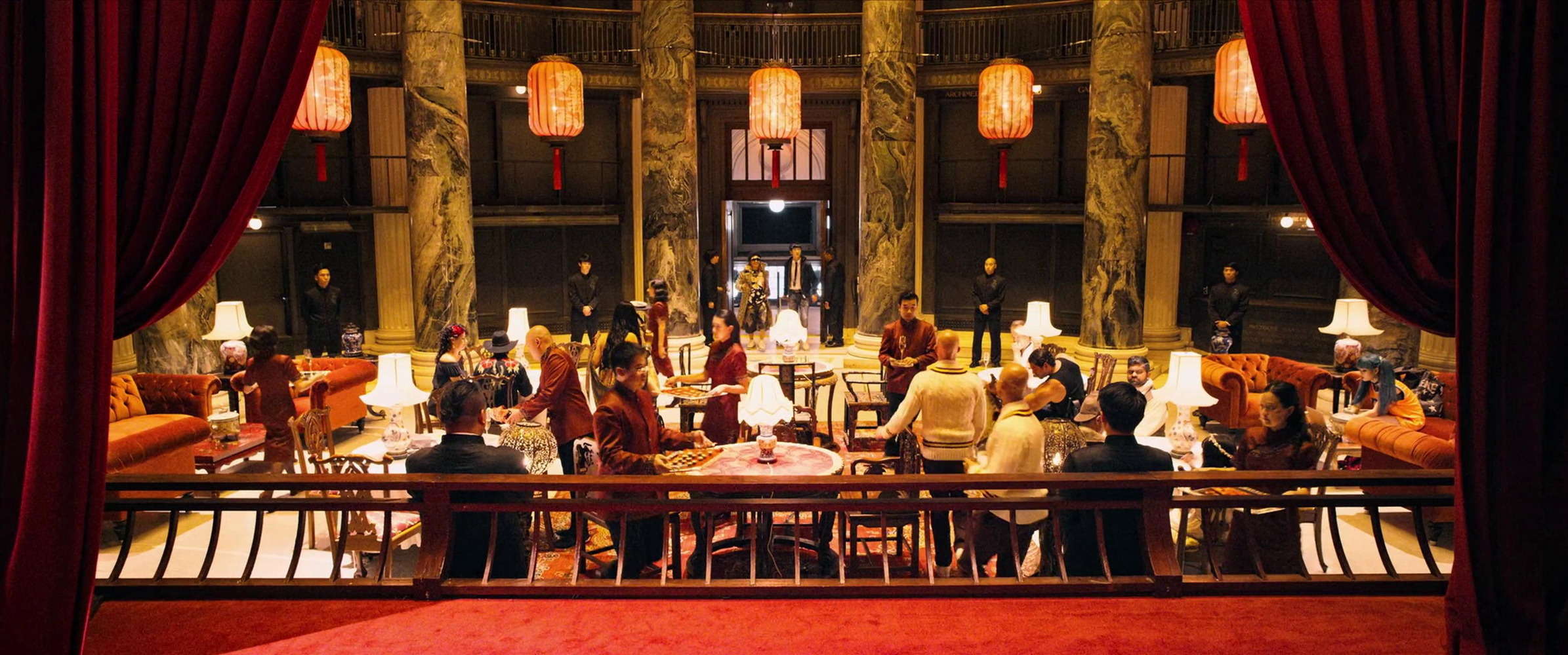 侦探大赛酒会内景