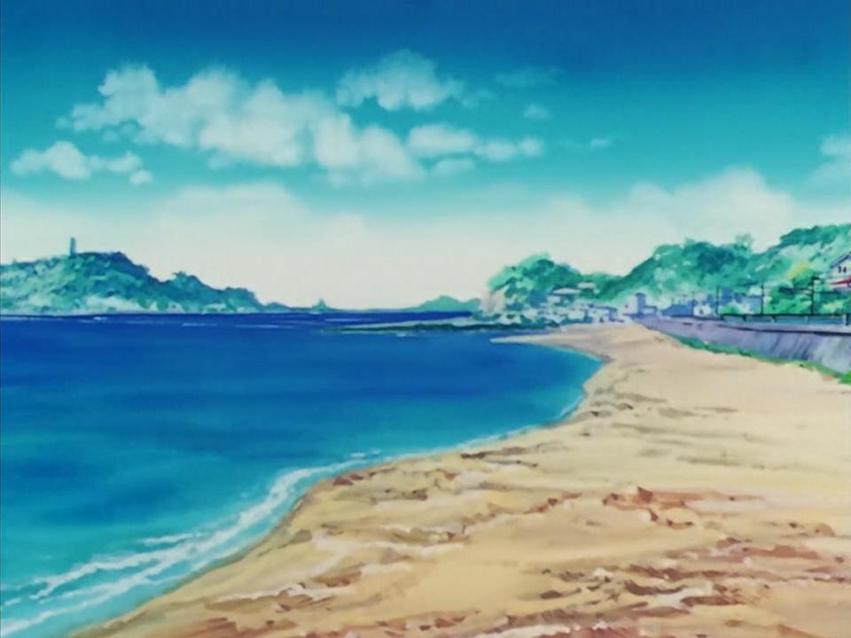 眺望江之岛海滩
