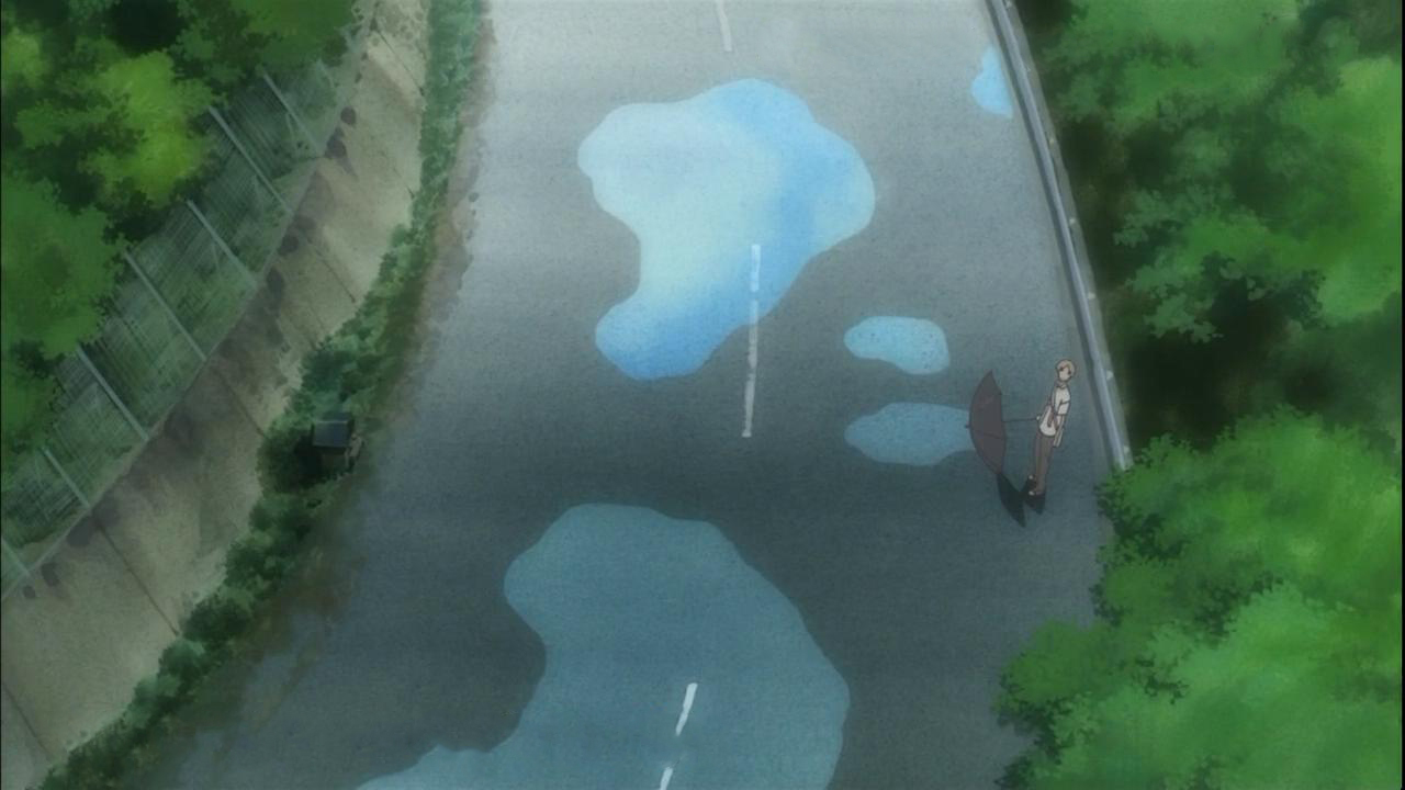 雨天路旁