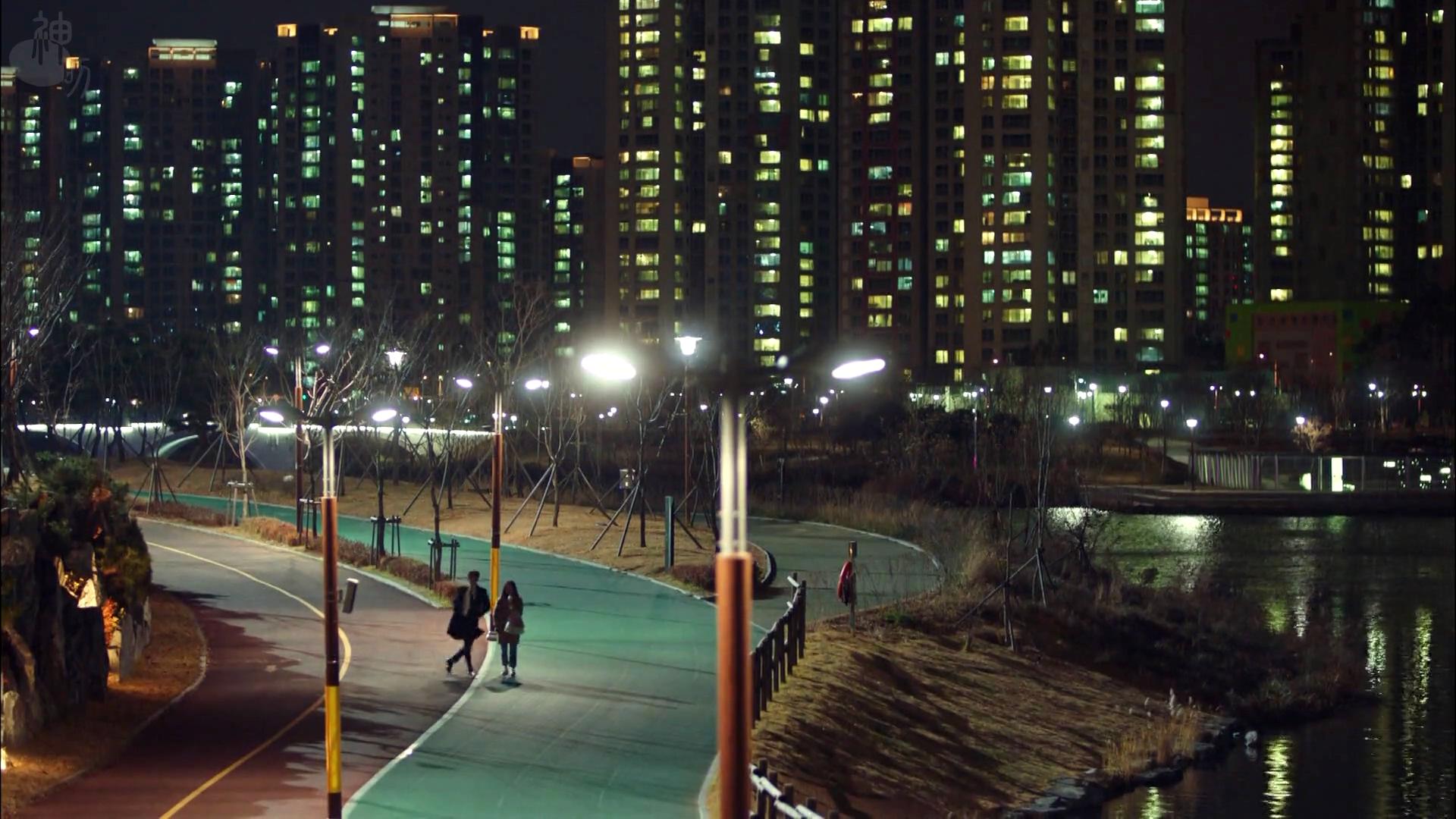 夜晚散步