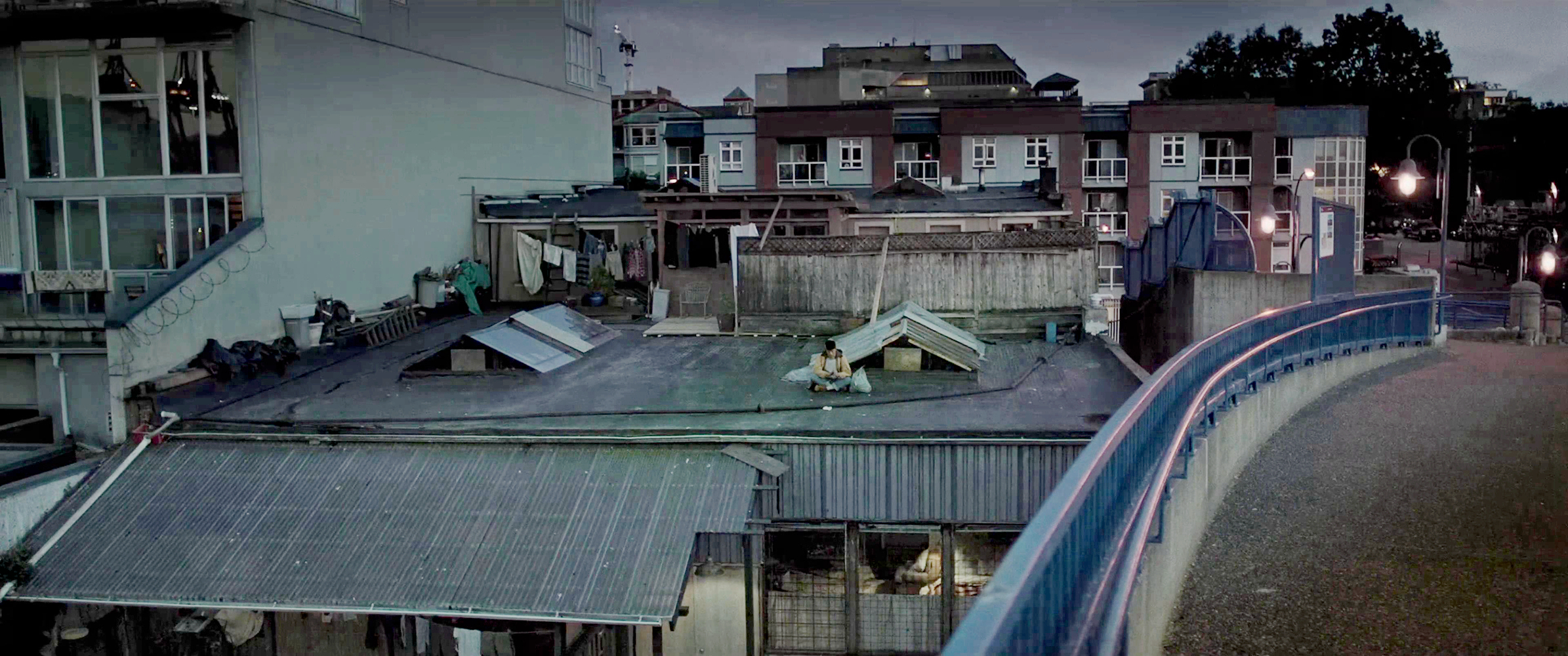 李问加拿大住处旁桥梁