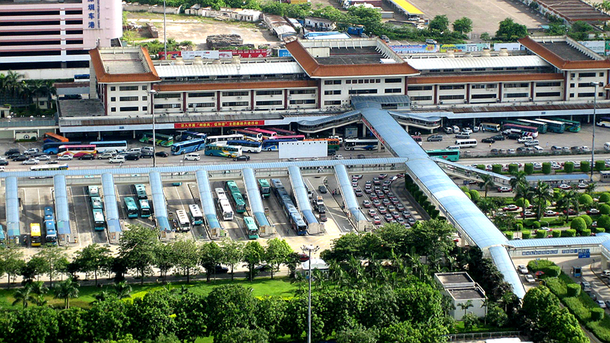 皇岗口岸行人天桥