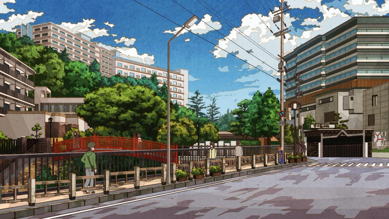 温泉前道路