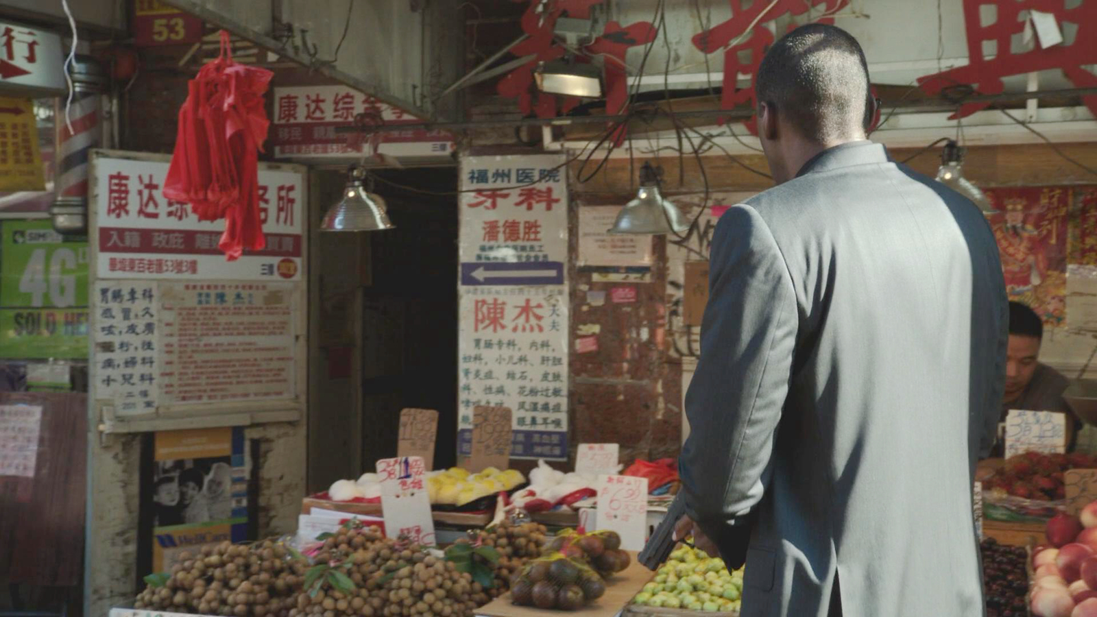 唐人街躲避追踪