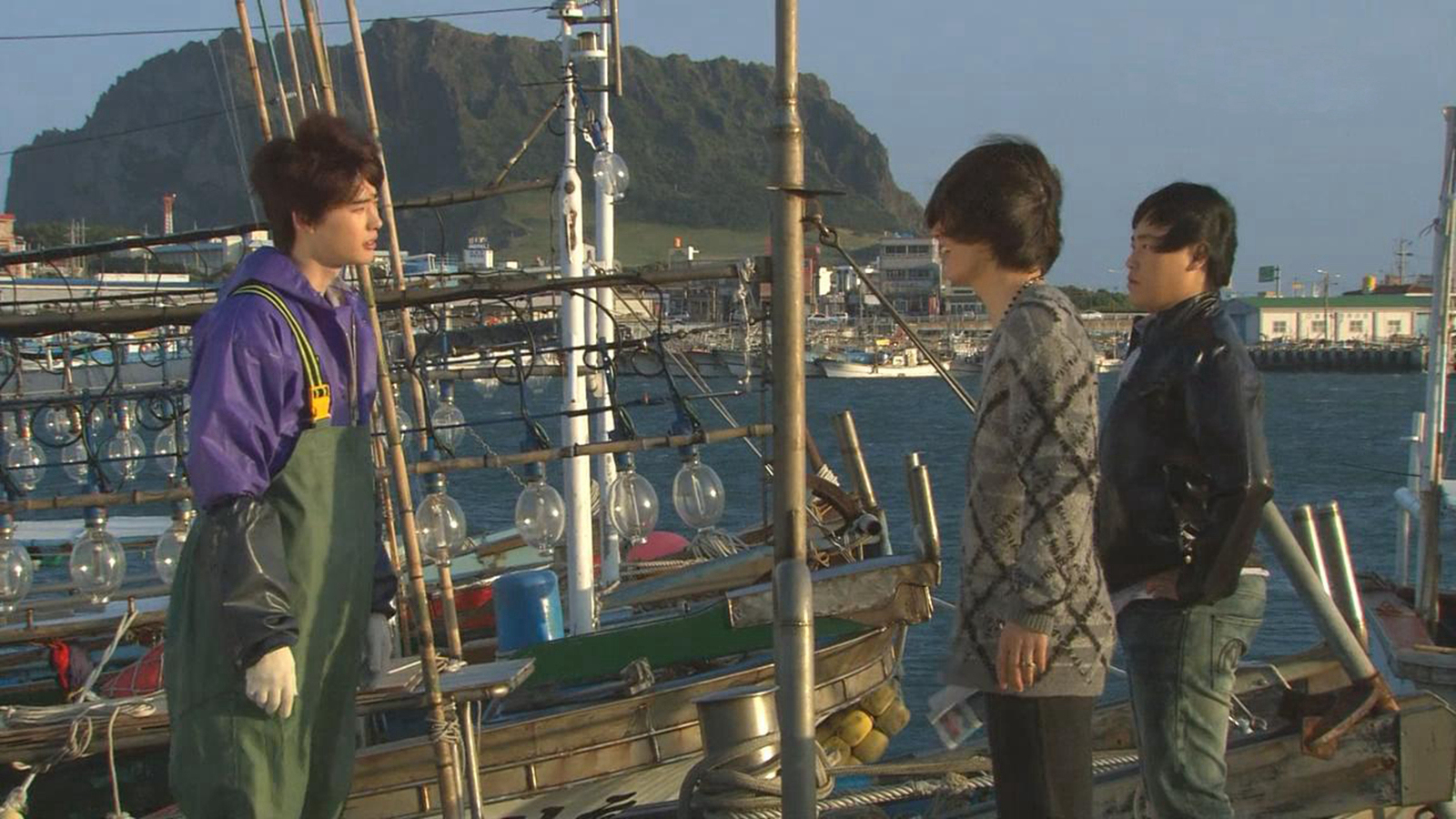 韩泰善工作的渔港