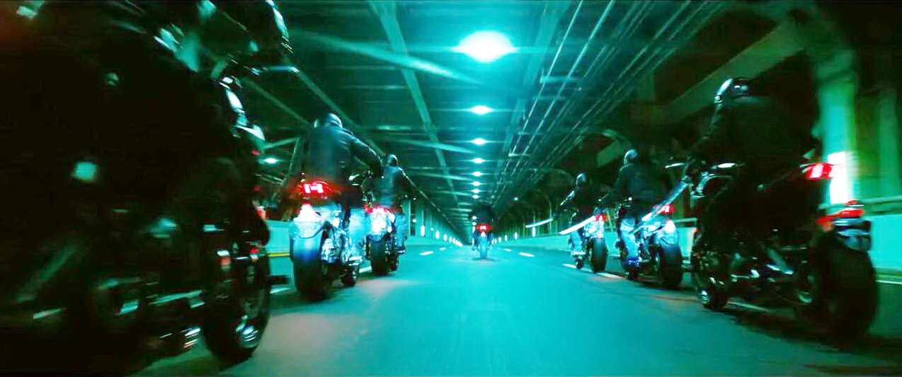 摩托追车
