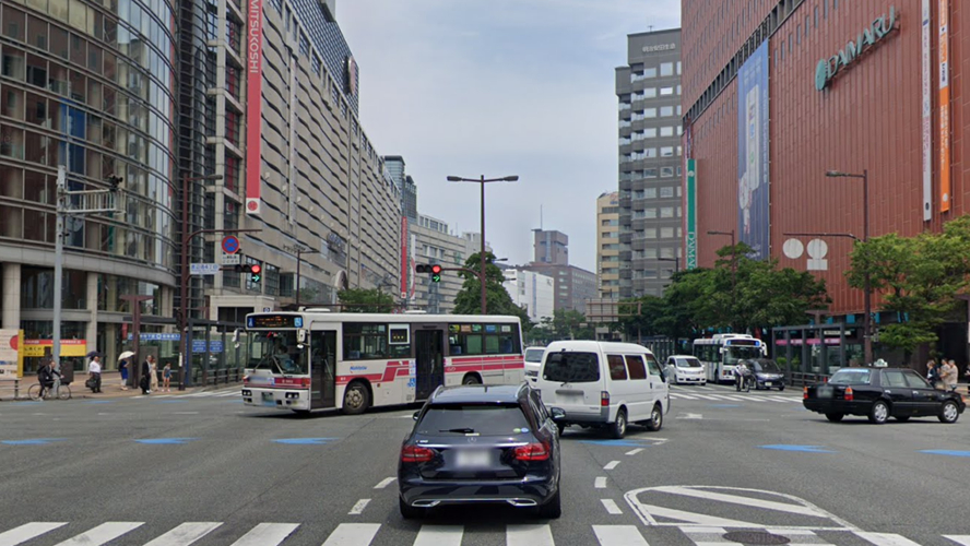 渡边通4丁目路口