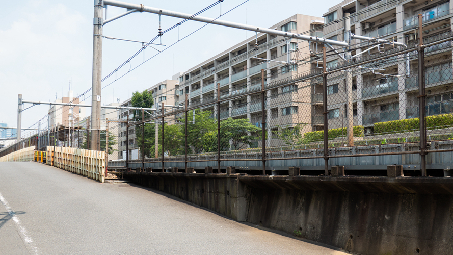 下落合2-14通学路