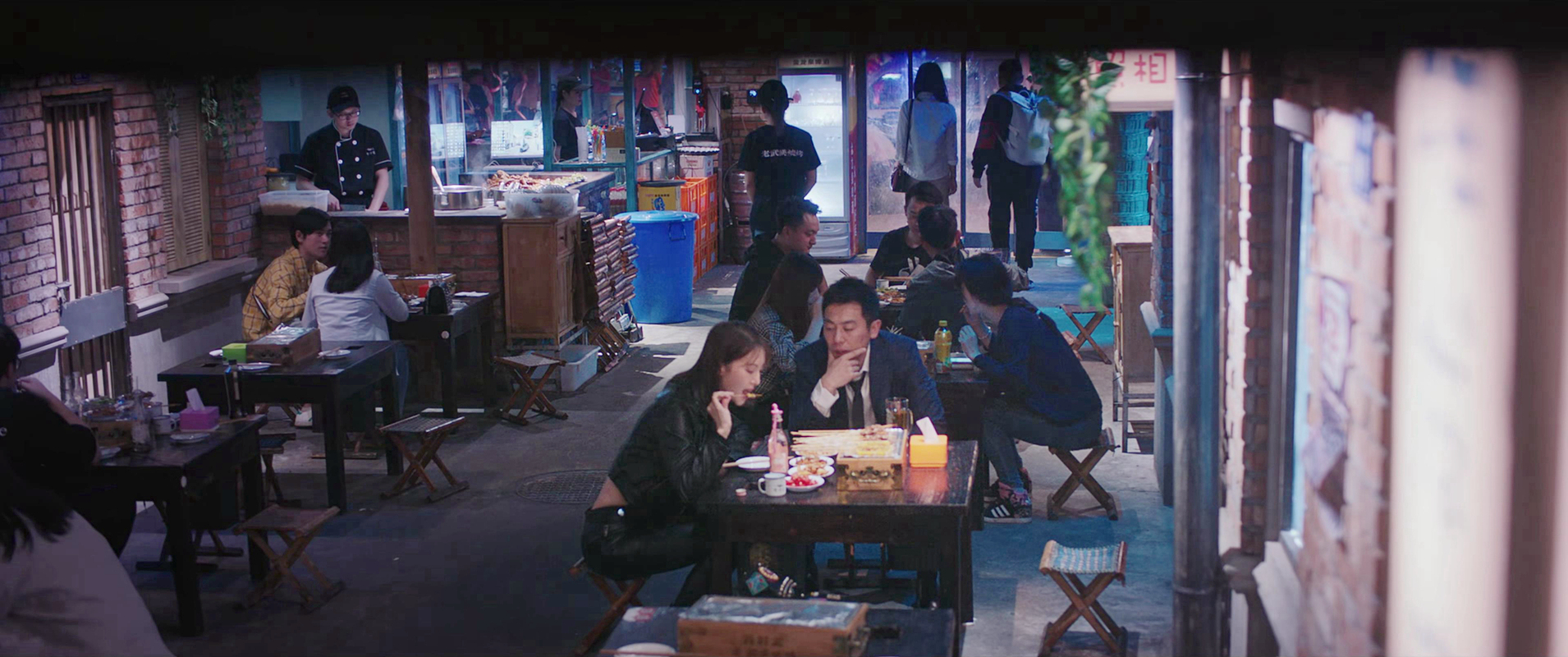 于海路婕吃烧烤