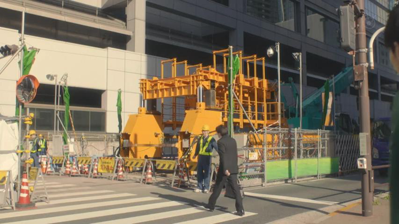 田渊工作的工地