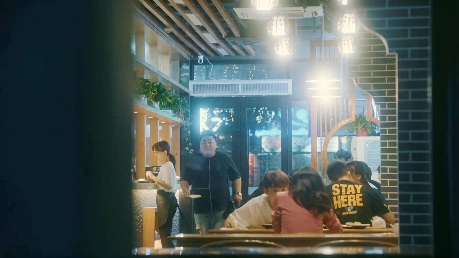 网红生煎包店