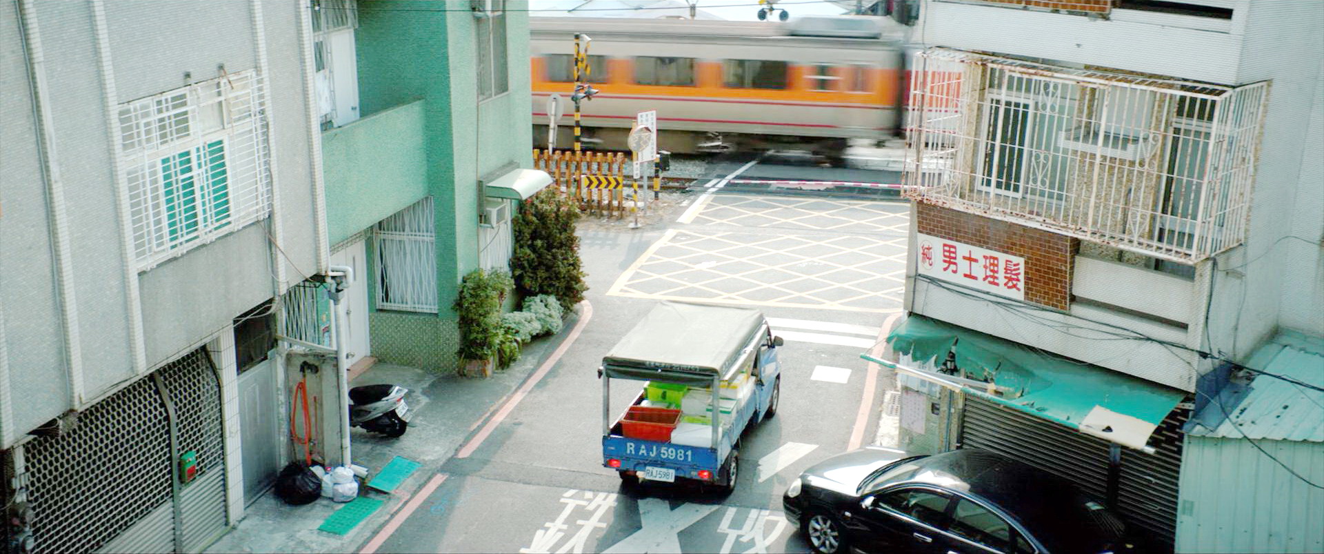 买鱼回家路上