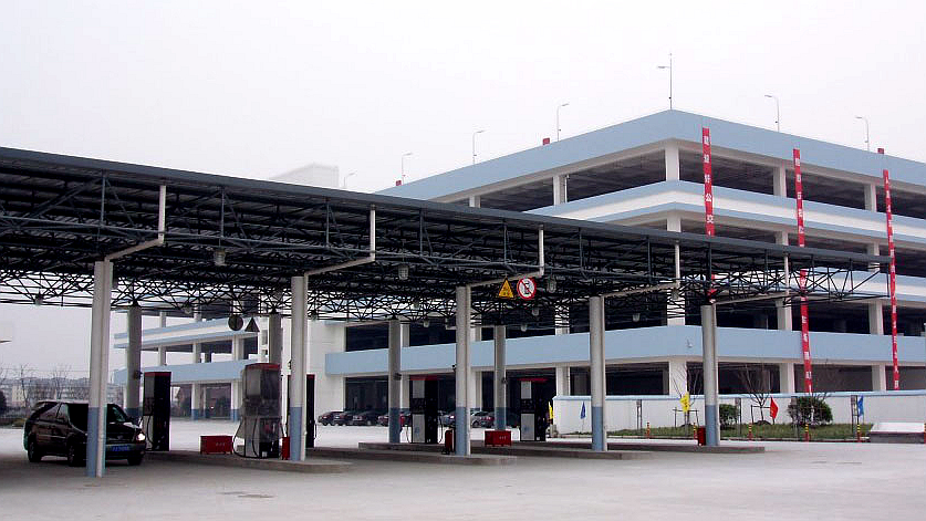 松江公交停车场