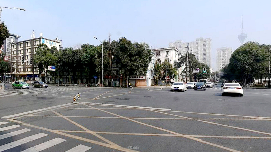 天仙桥北路与蜀都大道交叉口