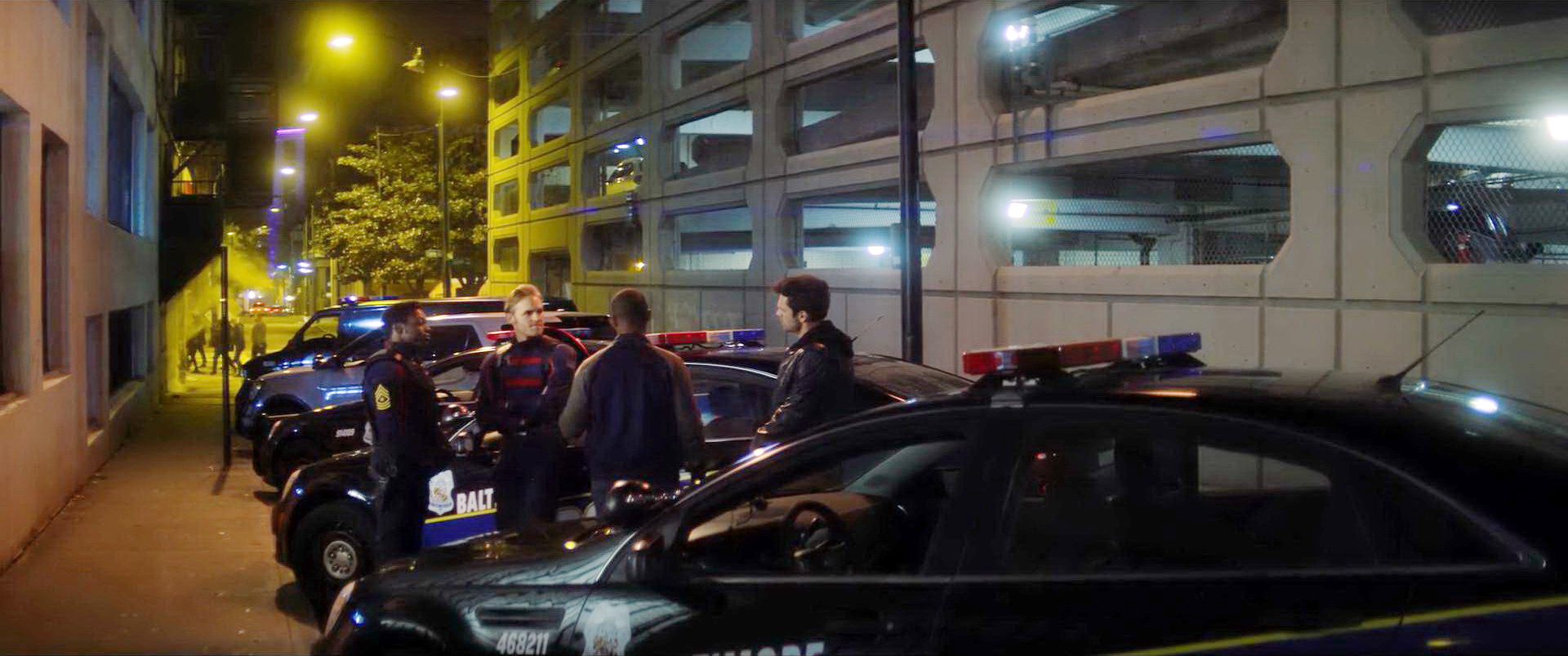 巴尔的摩警局外街道