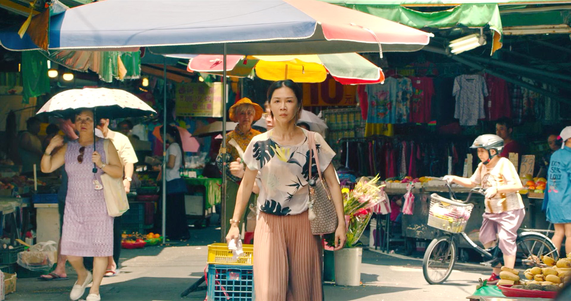 阿杰母亲卖花的市场