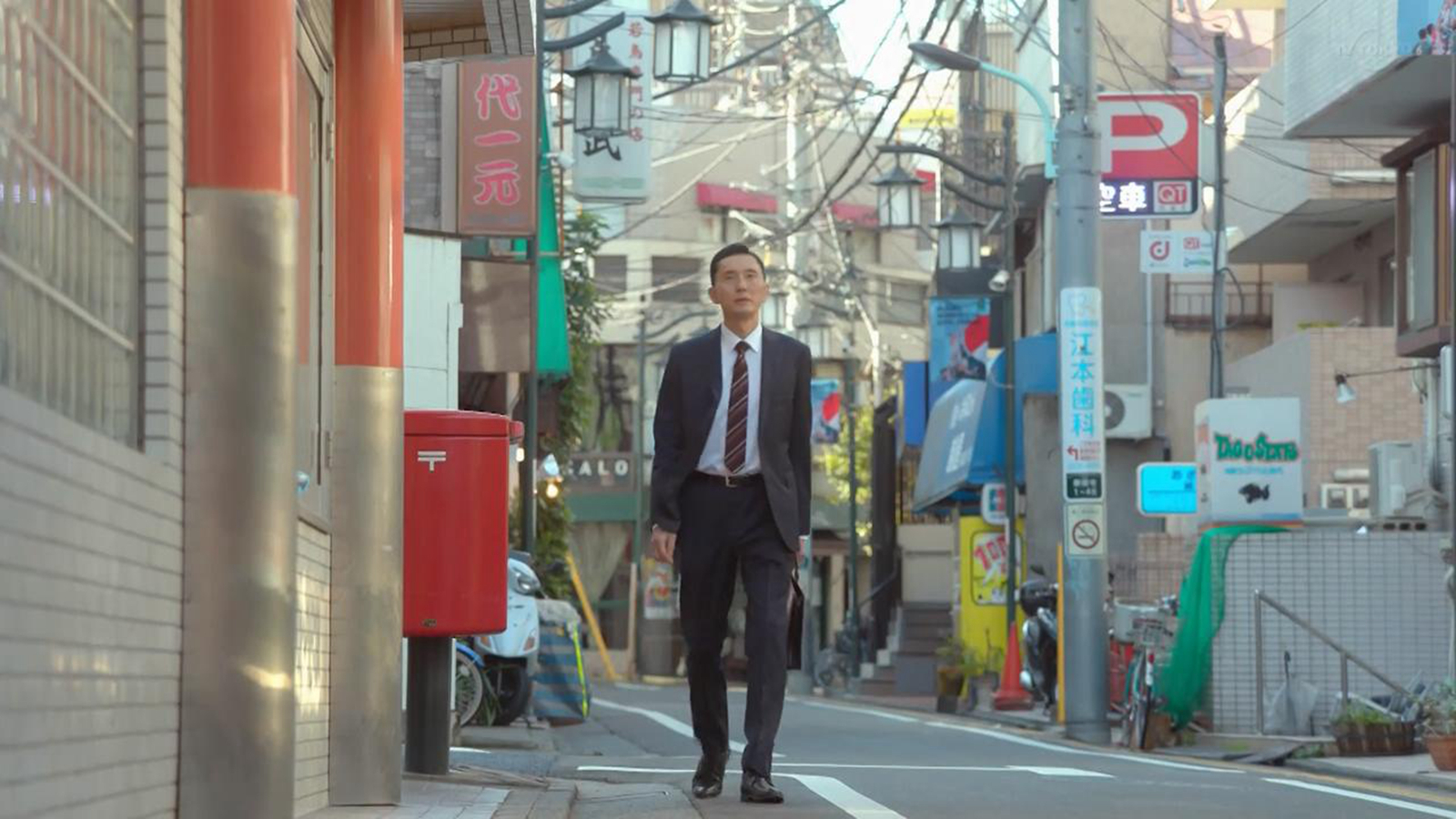 五郎上班路上