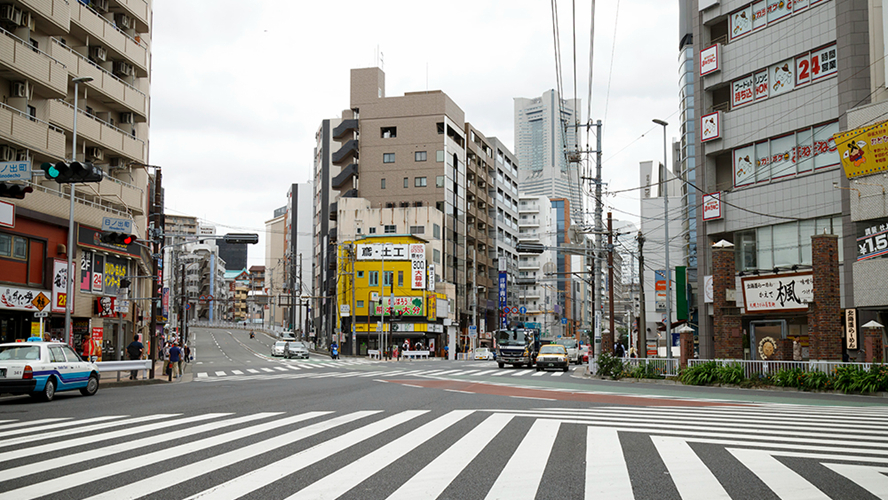日之出町十字路口