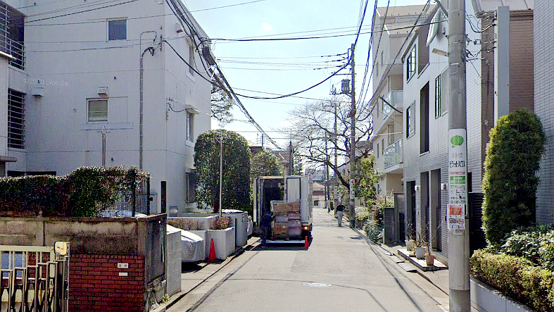 中野三丁目27西侧道路