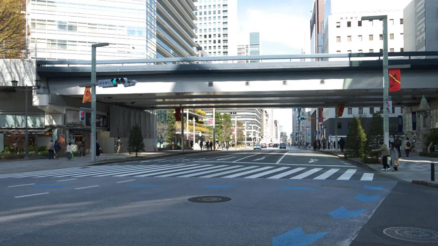 银座通路口