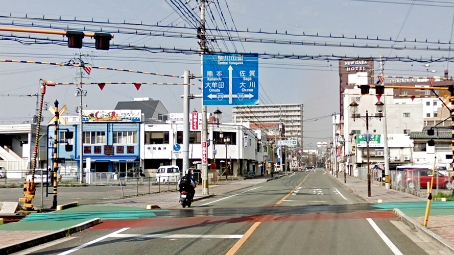柳川站铁道口