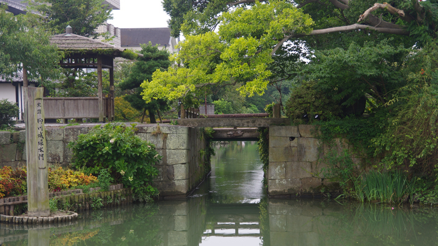 柳川城堀水门