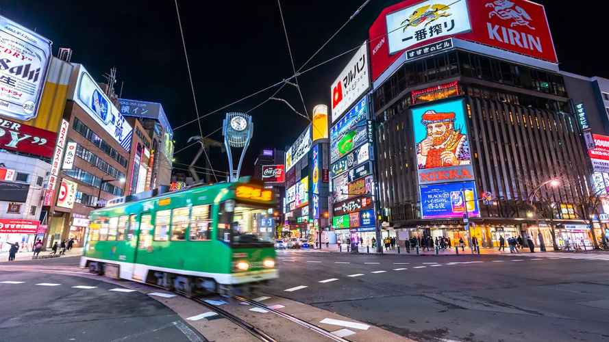 薄野十字路口