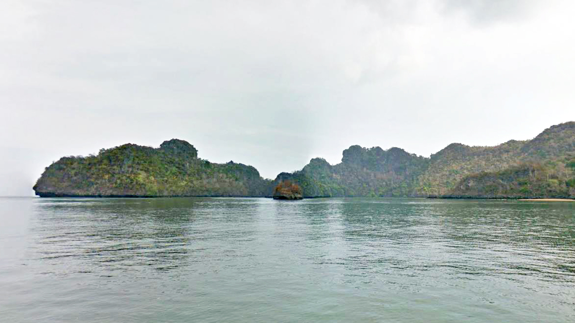 洞穴岛海湾