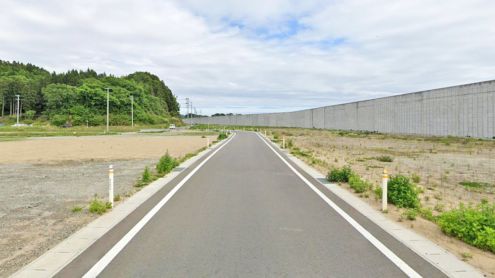 胁之泽渔港附近道路