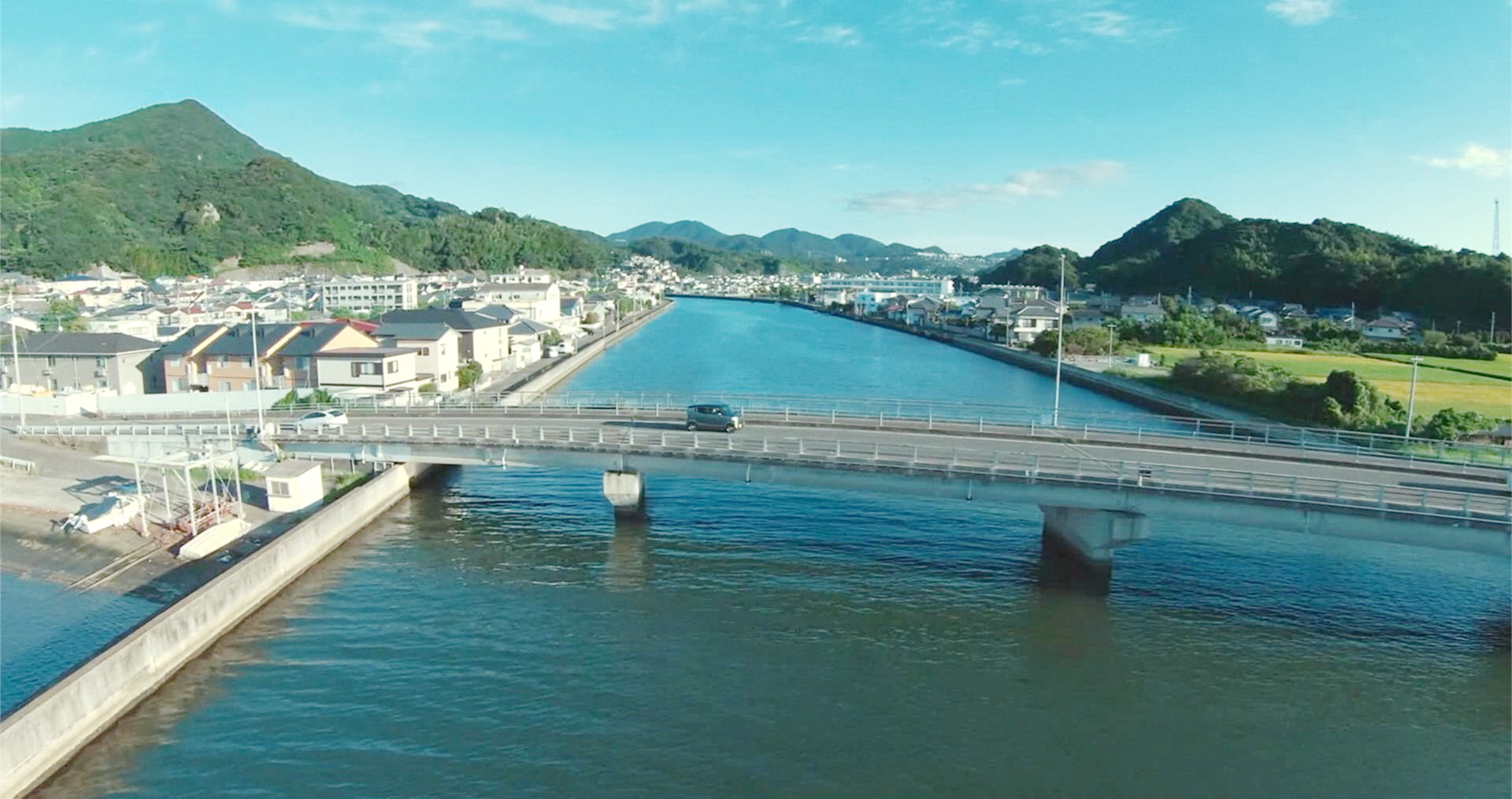 长与川空镜/钓鱼