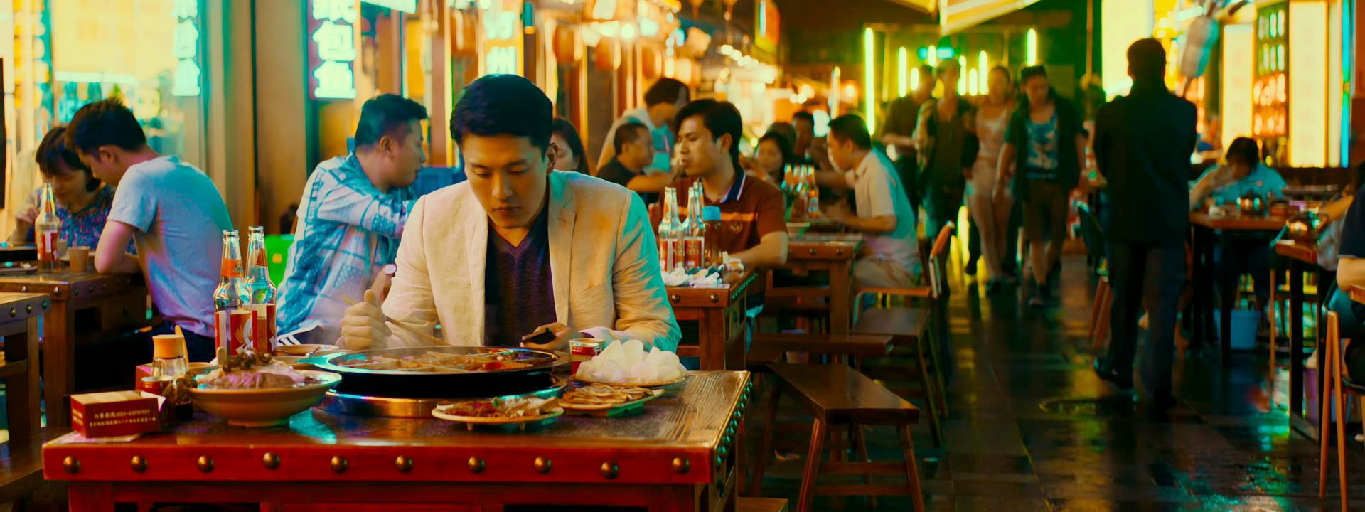 David被挑衅的火锅店