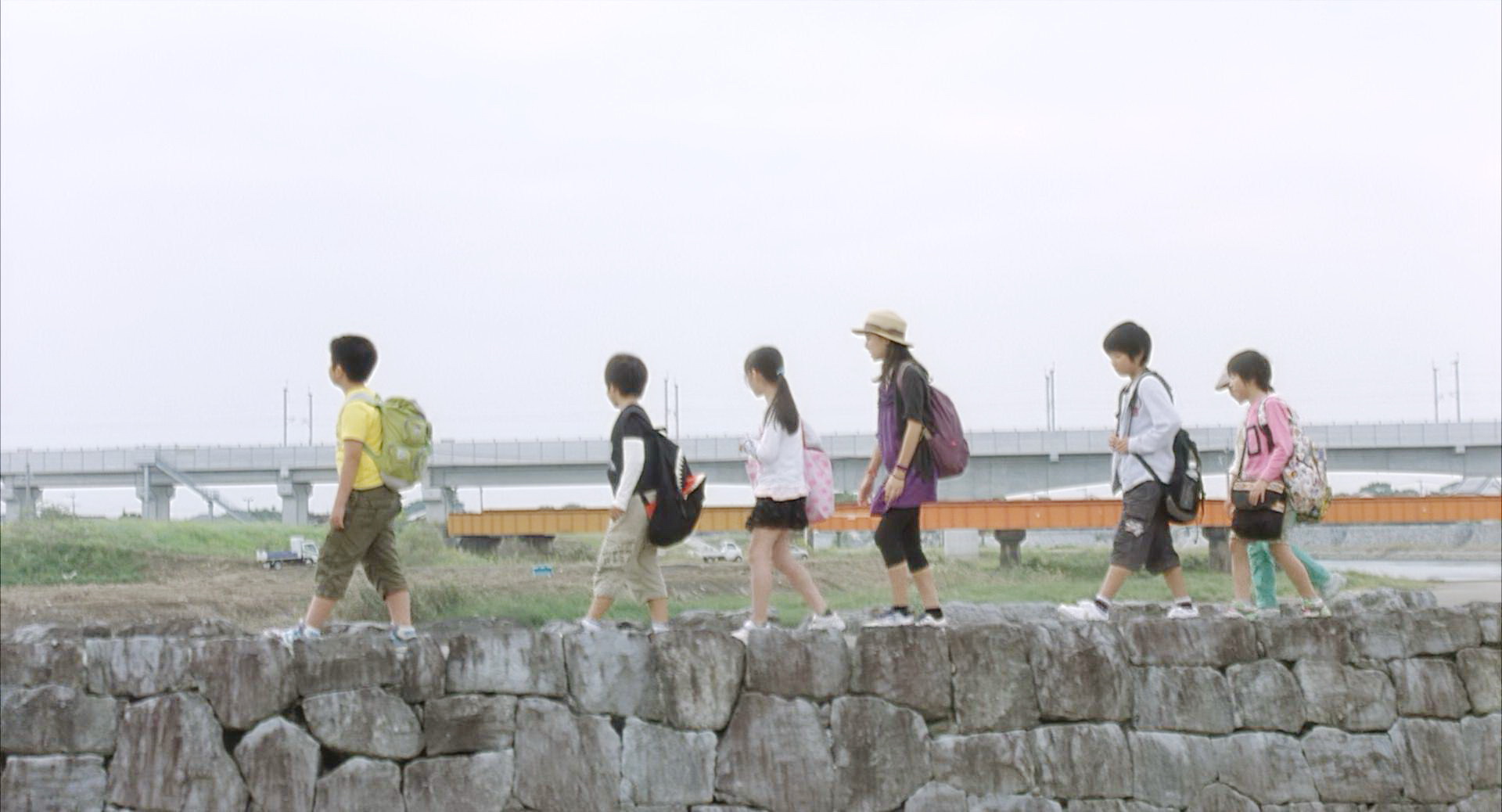 川尻站外河堤