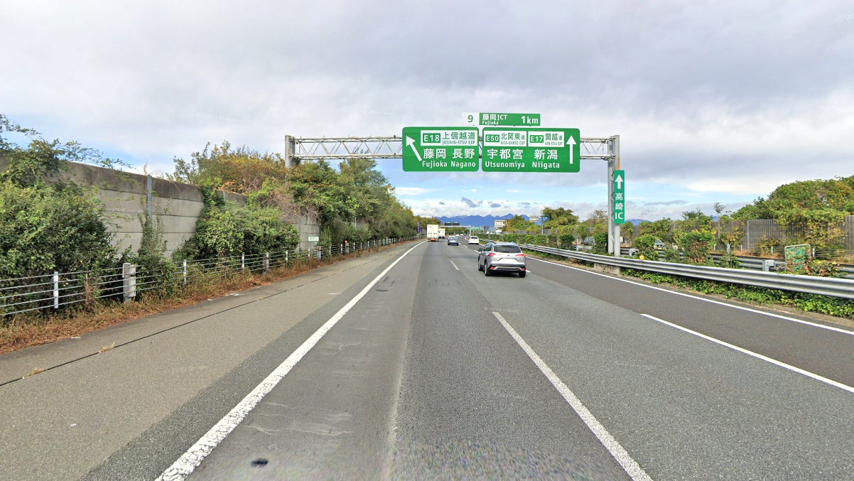 关越汽车道新町段