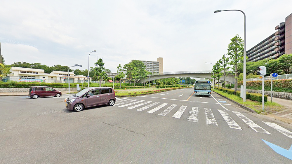 筑波吾妻科尔森大厦附近路口