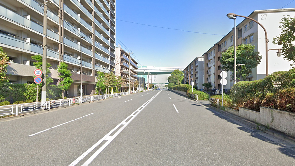 都营辰巳1丁目公寓26栋北侧道路