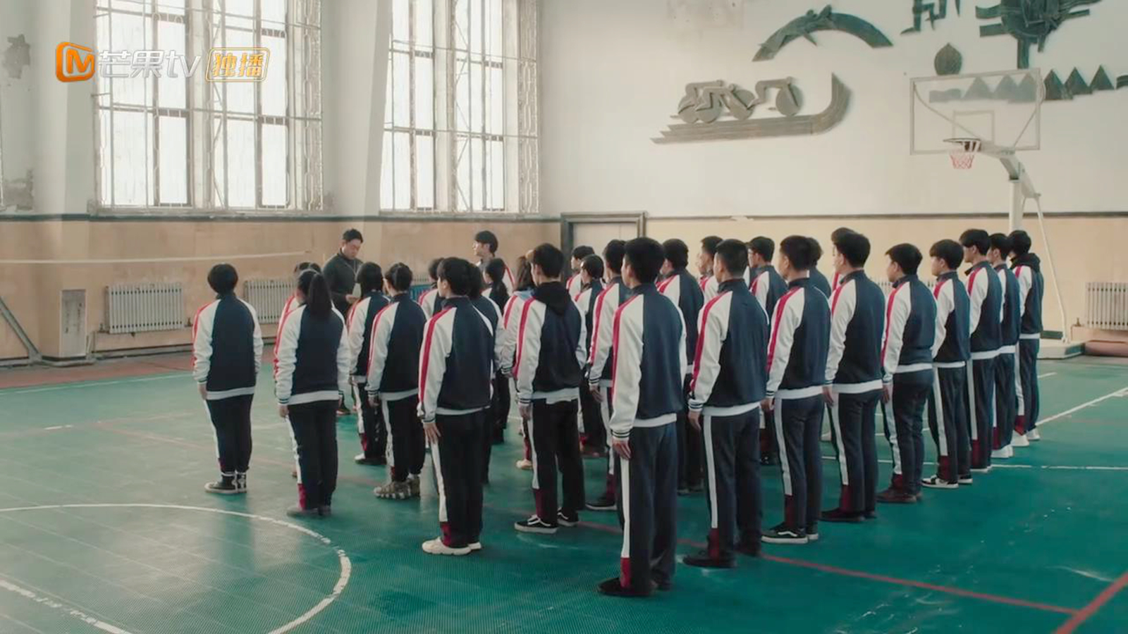 铁原三中室内篮球场