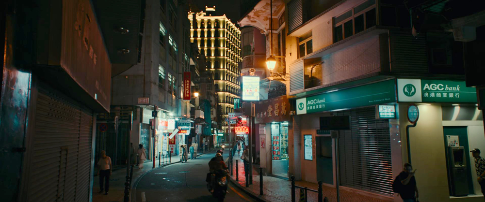 婚宴结束后的澳港夜景